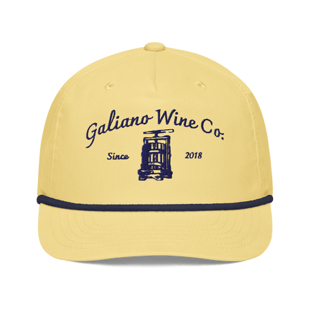 Galiano Wine Galiano Wine Co. Rope Cap